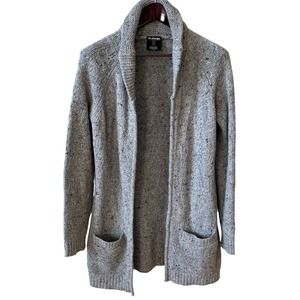 Sherpa Adventure Gear Cardigan Womens M Marled Gray Wool Alpaca Blend Sweater